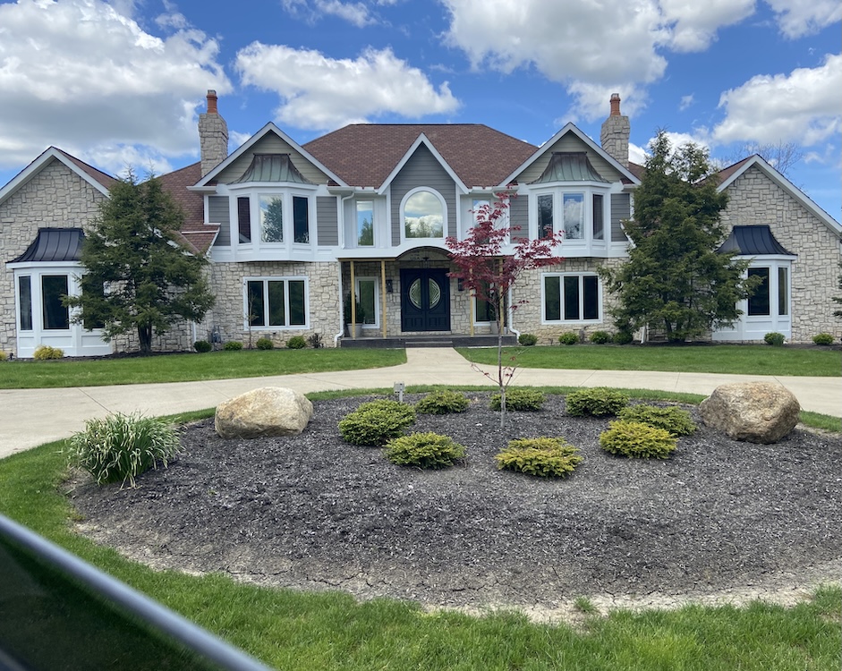 exterior completed paint job