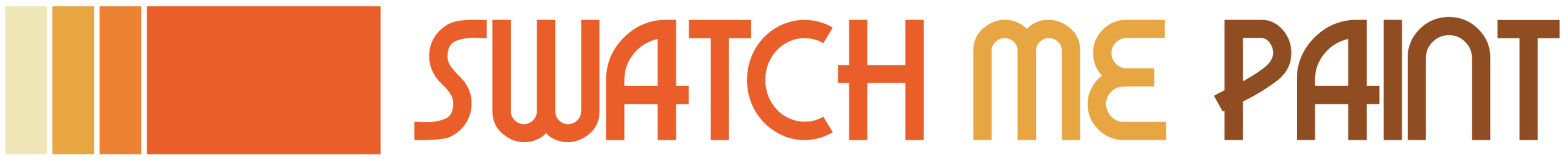 Swatch Me Paint full width horizontal color logo